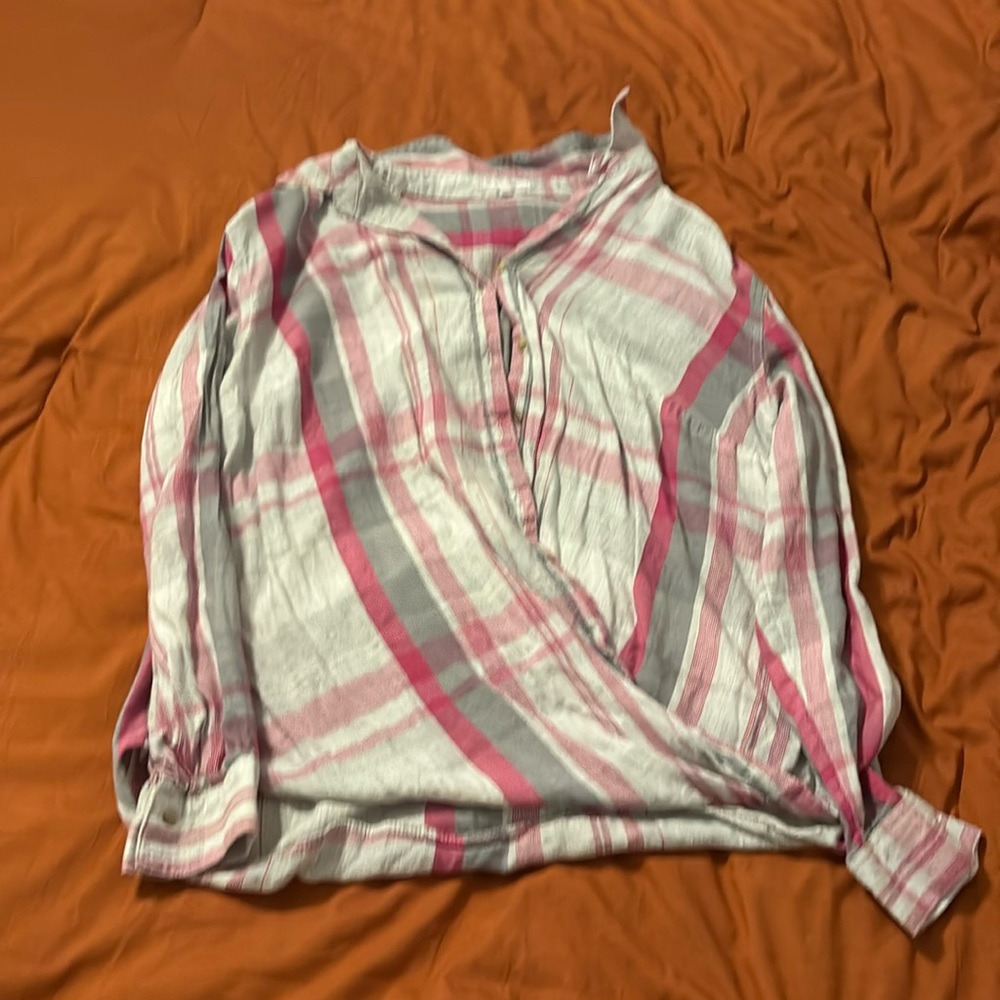 maurice's flannel top